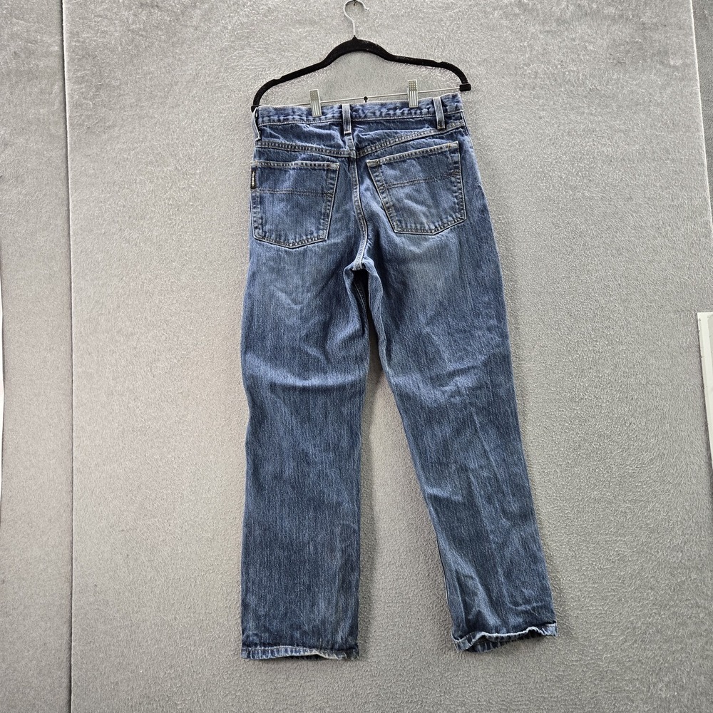 Cinch Men Jeans 30X30 Blue Denim Black Label 002 Rigid Cowboy Taper 28" Inseam - Picture 11 of 11